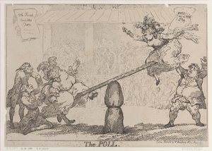Hlasování, 12. dubna 1784, 12. dubna 1784. od Thomas Rowlandson