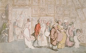 Předsíň portrétisty, 1809 od Thomas Rowlandson