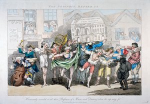 "Vyhlídka před námi", 1791 od Thomas Rowlandson