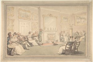 Recepce od Thomas Rowlandson