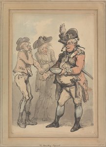 Náborový seržant od Thomas Rowlandson