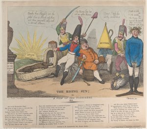 Vycházející slunce, aneb Pohled na kontinent, 28. srpna 1810, 28. srpna 1810. od Thomas Rowlandson