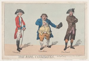 The Rival Candidates, 8. dubna 1784, 8. dubna 1784. od Thomas Rowlandson