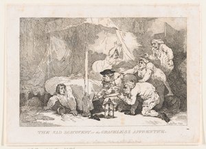 Smutný objev, aneb Nezdvořilý učeň od Thomas Rowlandson