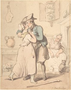Návrat námořníka z aktivní služby od Thomas Rowlandson