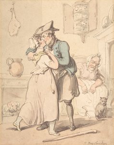 Návrat námořníka z aktivní služby, 1780-1827. od Thomas Rowlandson