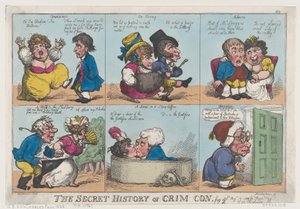 Tajná historie Crim Con, obr. 2, 18. srpna 1812., 18. srpna 1812. od Thomas Rowlandson