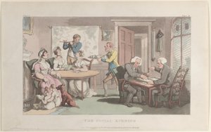 Společenský večer, od vikáře z Wakefieldu, 1. května 1817, 1. května 1817. od Thomas Rowlandson