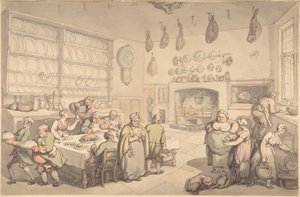 Squireova kuchyně od Thomas Rowlandson