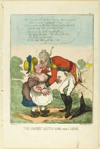 Sladká holčička, kterou miluji od Thomas Rowlandson