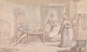 Vysokoškolský pokoj od Thomas Rowlandson
