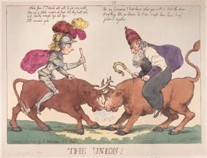 Unie, 1. ledna 1801, 1. ledna 1801. od Thomas Rowlandson