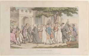 Svatby, od vikáře z Wakefieldu, 1. května 1817, 1. května 1817. od Thomas Rowlandson