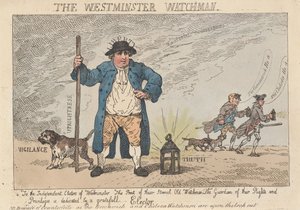 Westminster Watchman od Thomas Rowlandson