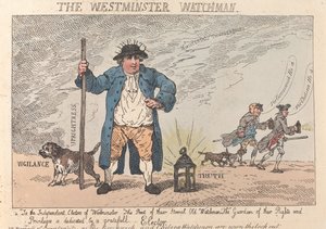 Westminster Watchman od Thomas Rowlandson