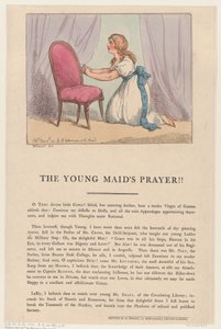 Modlitba mladé panny!!, 4. června 1801., 4. června 1801. od Thomas Rowlandson