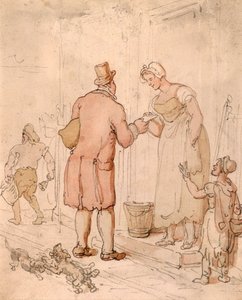Pošťák, počátek 19. století od Thomas Rowlandson