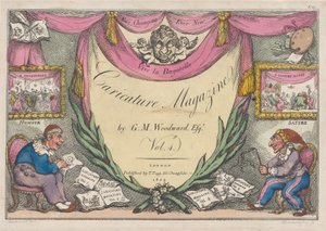 Titulní strana, The Caricature Magazine od G. M. Woodwarda, sv. 4, 1809., 1809. od Thomas Rowlandson