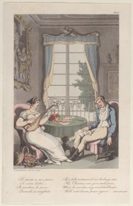 Titulní strana, z Neapole a Campagna Felice: v sérii dopisů adresovaných..., 1. června 1815. od Thomas Rowlandson