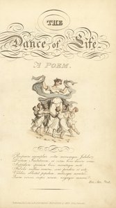 Titulní strana s kaligrafickým názvem a vinětou od Thomas Rowlandson