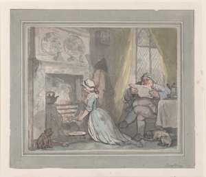 Opékání, 1783-90., 1783-90. od Thomas Rowlandson
