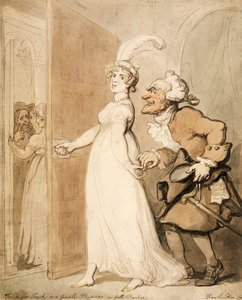 „Touch for Touch, aneb lékařka v plné praxi“, 90. léta 18. století od Thomas Rowlandson