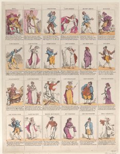 Postavy dvanácté noci, 1811., 1811. od Thomas Rowlandson