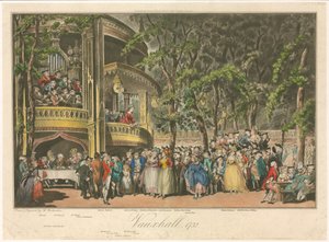 Vauxhall, 1732 od Thomas Rowlandson
