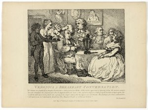Veronica Rozhovor u snídaně z Boswellovy cesty po Hebridách od Thomas Rowlandson