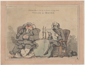 Vikář a Mojžíš, 1. dubna 1786., 1. dubna 1786. od Thomas Rowlandson