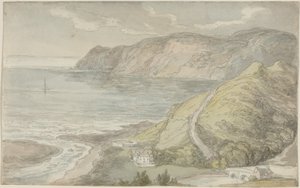 Pohled z hostince v Lyntonu od Thomas Rowlandson