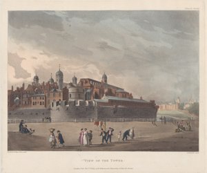 Pohled na věž, 1. října 1809., 1. října 1809 od Thomas Rowlandson