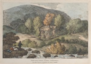 Pohled na řeku Camel v Cornwallu od Thomas Rowlandson