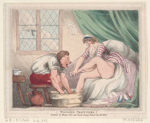 Washing Trotters, 20. ledna 1800, 20. ledna 1800. od Thomas Rowlandson