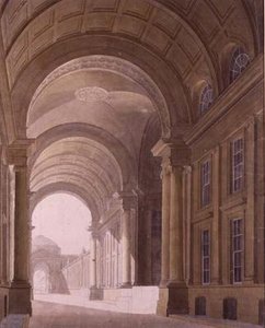 Most v Somerset House od Thomas Sandby