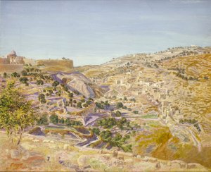 Pohled na Jeruzalém, 1854