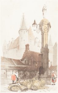 Rybí trh, Antverpy od Thomas Shotter Boys