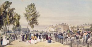 Hyde Park: poblíž Grosvenor Gate od Thomas Shotter Boys