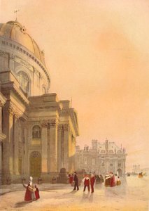 La Chapelle de lInstitut, Paříž, 1839 od Thomas Shotter Boys