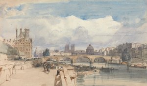 Pont Royal, Paříž od Thomas Shotter Boys