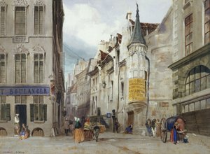 Křižovatka ulic Bailleul a Jean Tison, dnes 1. obvod, Paříž. od Thomas Shotter Boys