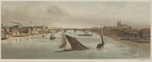 London As It Is: London Bridge, od Southwark Bridge od Thomas Shotter Boys