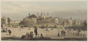 Londýn tak, jak je: Věž a mincovna, z Great Tower Hill od Thomas Shotter Boys