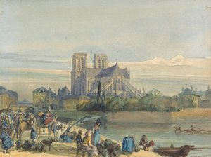 Notre-Dame, Paříž od Thomas Shotter Boys