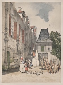 Malebná architektura v Paříži, Gent, Antverpy, Rouen: L