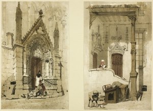 Red Door, Notre Dame, Paříž od Thomas Shotter Boys