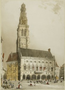 Jižní veranda katedrály v Chartres od Thomas Shotter Boys