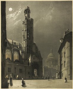 St. Etienne du Mont a Pantheon, Paříž od Thomas Shotter Boys