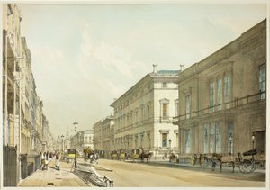 The Club Houses a Pall Mall, deska 13 z Original Views of London as It Is od Thomas Shotter Boys