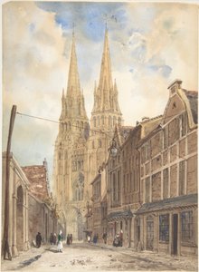 Pohled na Bayeux od Thomas Shotter Boys